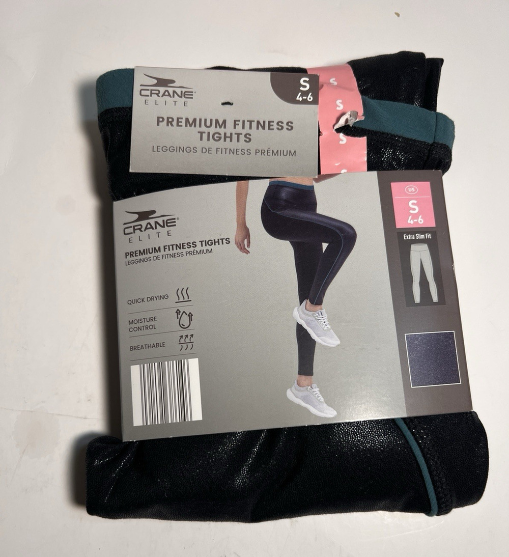 NIP-CRANE LADIES FITNESS TIGHT/ LEGGINGS TIGHT-FIT WOMENS SIZE SMALL